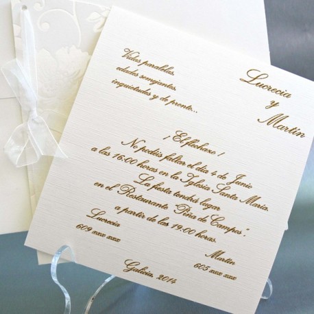 Invitaciones de Boda 32828 C